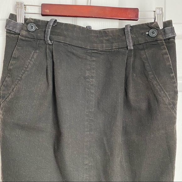 DIESEL BLACK DENIM SKIRT - Picture 3 of 11